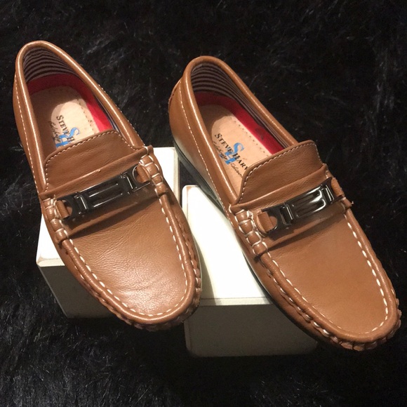 Steve Harvey Ryder Boys Vegan Loafers Driver Sz 7 - Picture 4 of 8